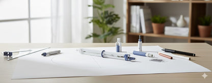 PYTHAGO Präzisions-Zirkel Zeichenzirkel Geometrie Präzision ✅