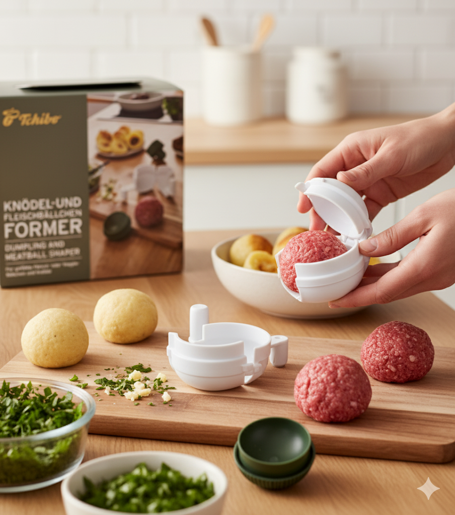 Tchibo Knödel-und Fleischbällchen Former