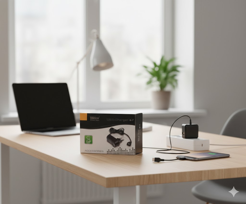 USB-Charger e.m TrekStor, Ladegerät, USB, Steckdose