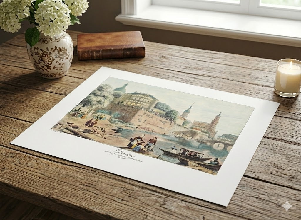 Belvedere Dresden – Kunstdruck der Brühlschen Terrasse, stilvolles Wandbild