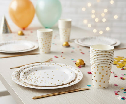 Partyteller-Becher Pappe, 30 Stück