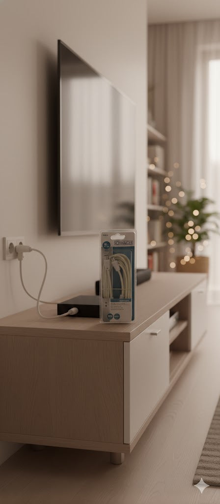 Schwaiger KVKF 50 IEC Anschlusskabel 90 dB