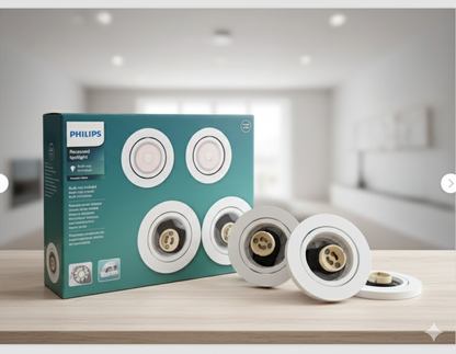 Philips Recessed Spotlight Einbauspot ohne Lampen