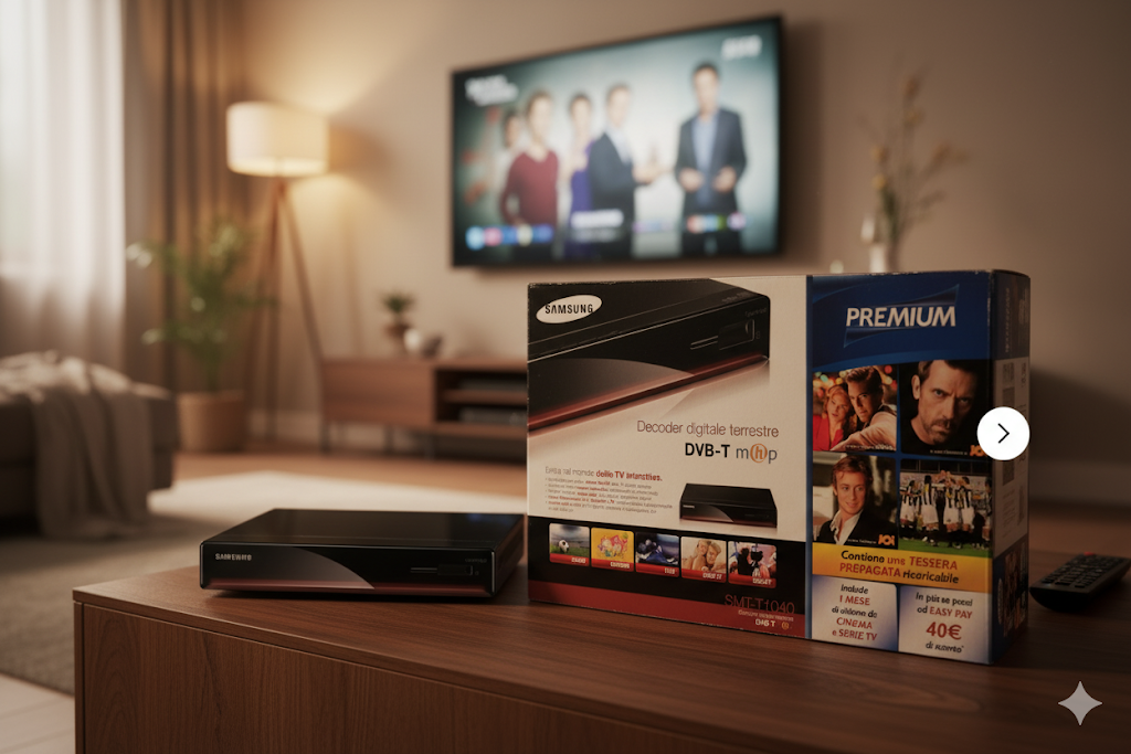 Samsung SMT-T1040 TV Set-Top-Box Terrestrisch Schwarz