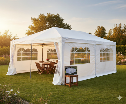 Gartenpavillon 300x600x250 cm, Feier, Regenschutz
