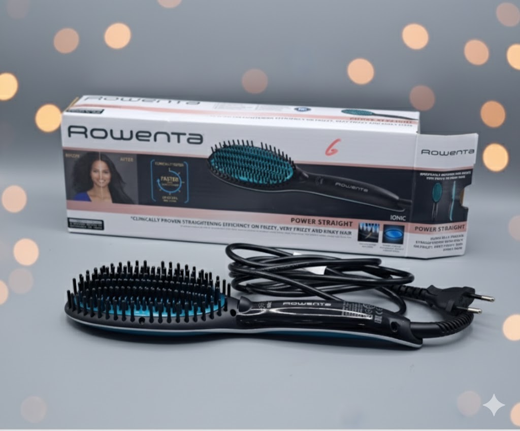 Rowenta Powerstraight Glättbürste Alle Haartypen Haarstyler